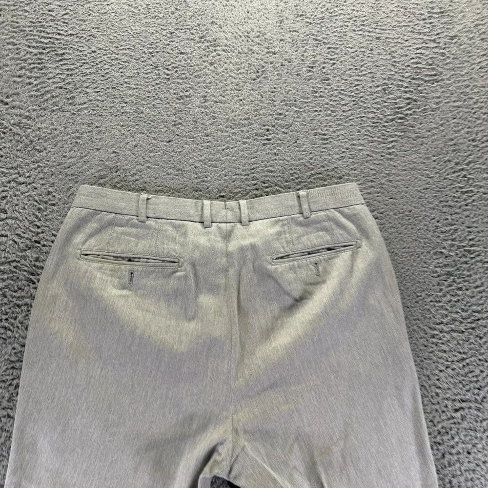 Peter Millar Pant Mens 36x27 Gray Cotton Chino Straight Business Career Preppy